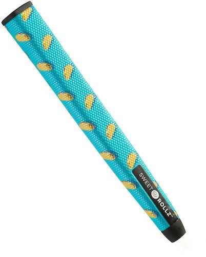 A product image of a Sweetrollz "Tuesday" golf putter grip with pictures of tacos on ite