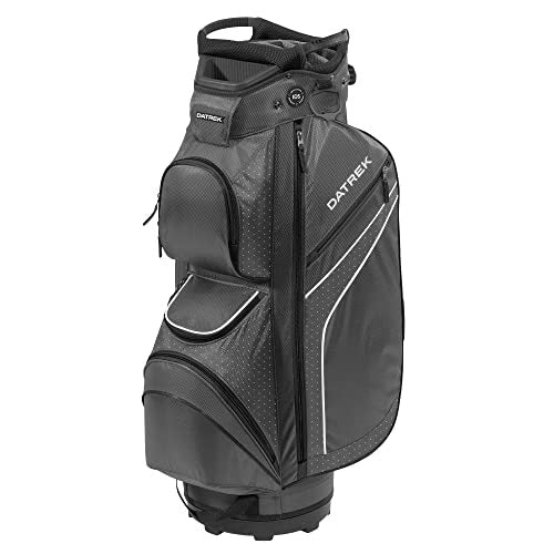 A hero image of a Datrek golf cart bag on a white background