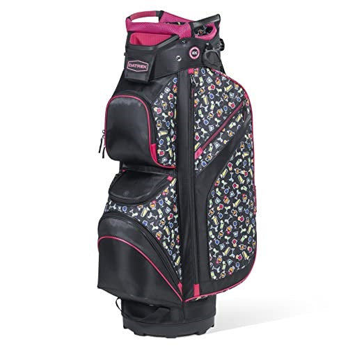 A hero image of a Datrek golf cart bag on a white background