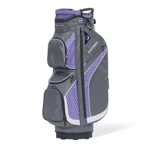 A hero image of a Datrek golf cart bag on a white background