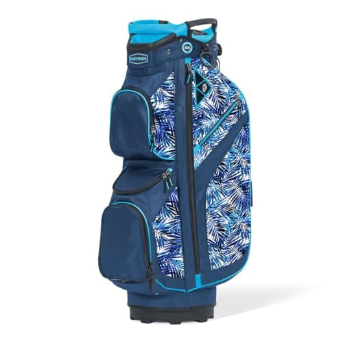 A hero image of a Datrek golf cart bag on a white background