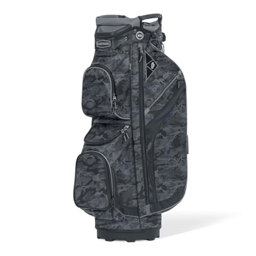 A hero image of a Datrek golf cart bag on a white background