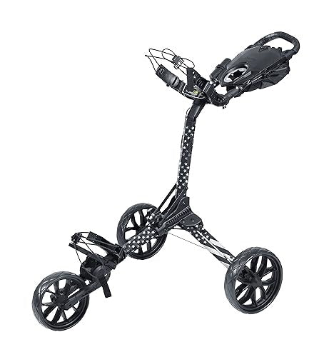 A hero image of a Bag Boy golf push cart on a white background