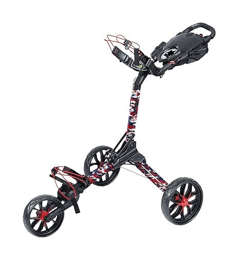 A hero image of a Bag Boy golf push cart on a white background