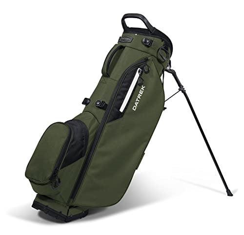 A hero image of a Datrek golf stand bag on a white background