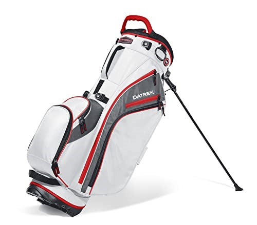 a hero image of a Datrek golf stand bag on a white background