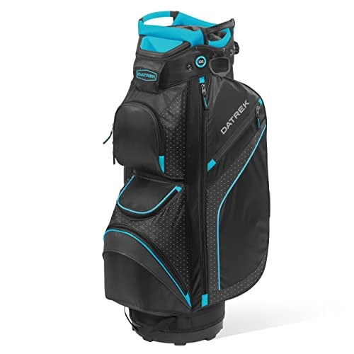 A hero image of a Datrek golf cart bag on a white background