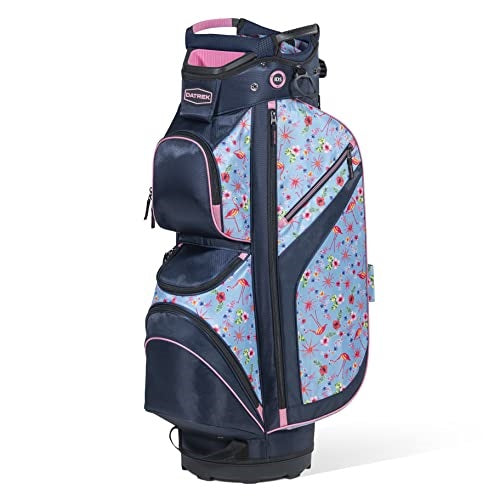 A hero image of a Datrek golf cart bag on a white background