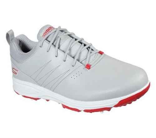 An image of Skechers Go Golf Torque PRO - 214002 - Gray/Red - 8.5 on a white background