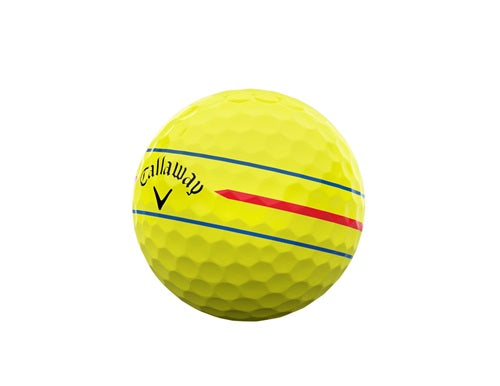 Callaway Chrome Soft 24 360 Triple Track Golf Balls - Yellow - Dozen