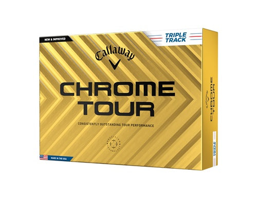 Product image of a Callaway Chrome Tour Triple Track golf ball box