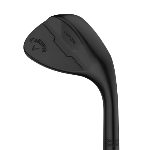 A hero image of a black Callaway OPUS wedge on a white background