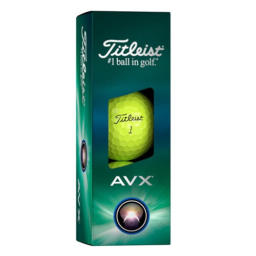 Titleist AVX Golf Balls - Yellow - Dozen
