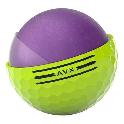 Titleist AVX Golf Balls - Yellow - Dozen