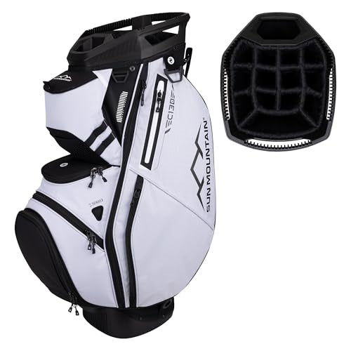 Sun Mountain C130 Cart Bag - Black / White