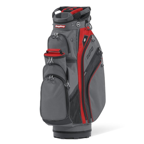 A hero image of a Bag Boy golf cart bag on a white background