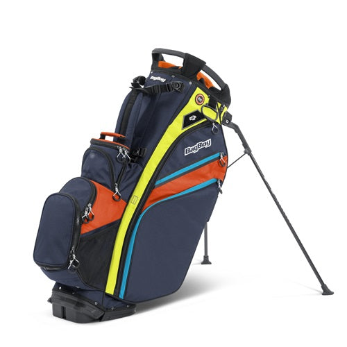 A hero image of a Bag Boy golf stand bag on a white background