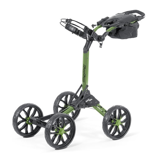 A hero image of a Bag Boy push cart on a white background