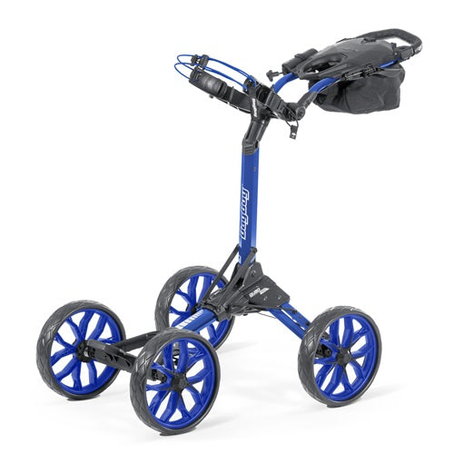 A hero image of a Bag Boy push cart on a white background