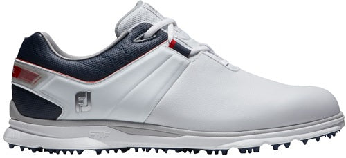 FootJoy Pro SL Men Spikeless Laced White/Navy/Red - 53074