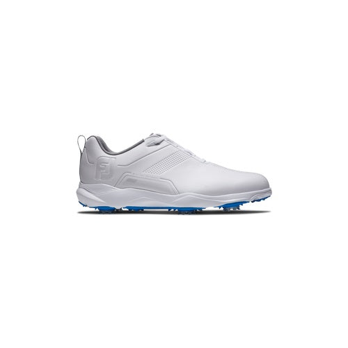 FootJoy eComfort Men Cleated Laced White/Grey/Blue - 57702