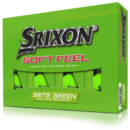 Product image of Srixon Soft Feel Brite Green golf balls