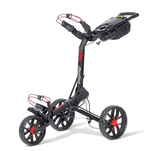 A hero image of a Bag Boy golf push cart on a white background
