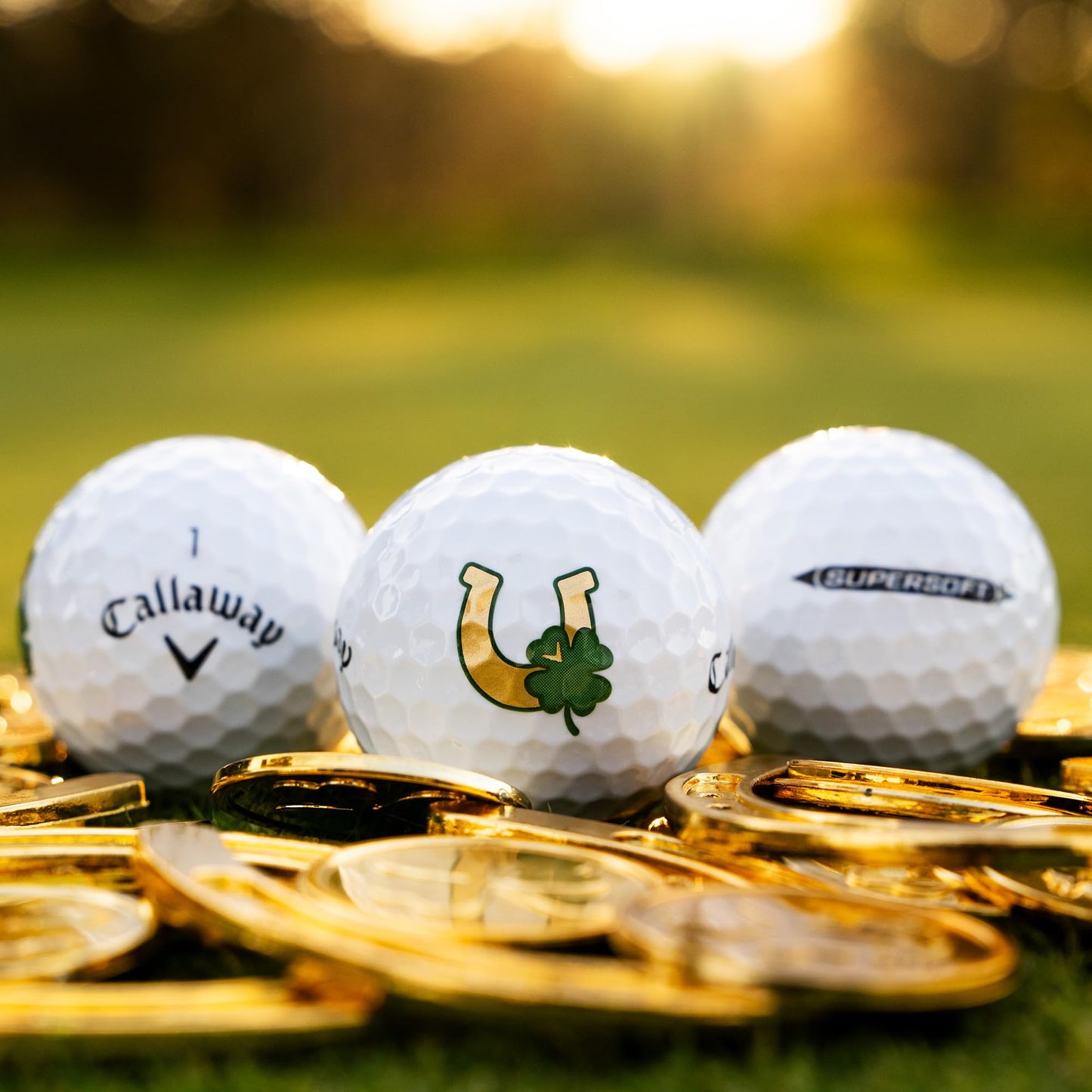 Lifestyle image of Callaway Supersoft Lucky Golf Balls