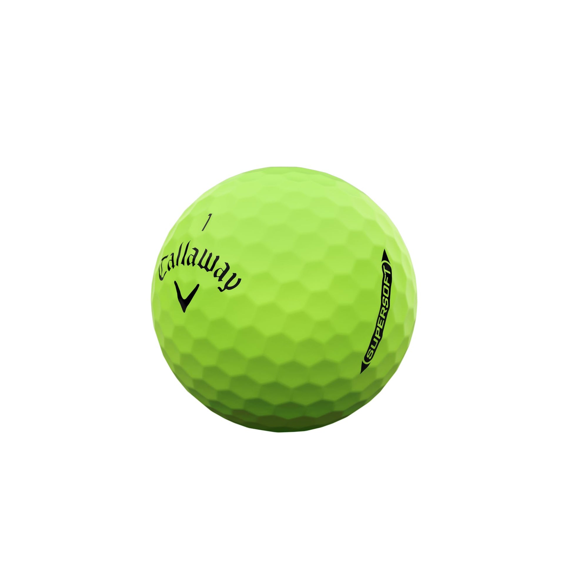 Hero image of a green Callaway Supersoft Golf Ball