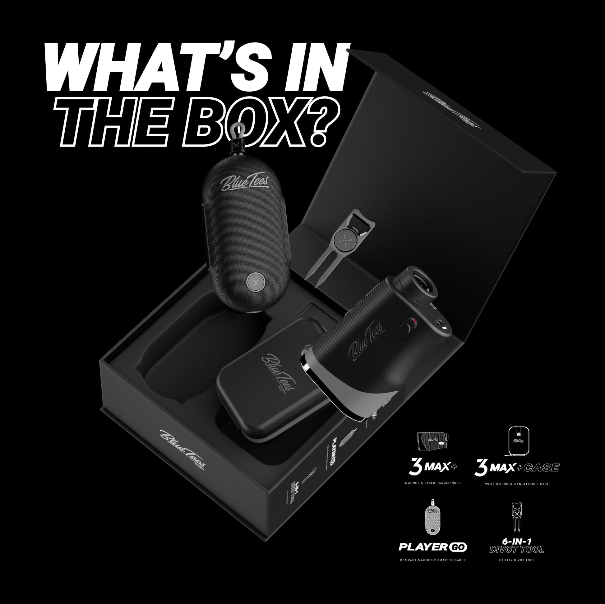 A highlight image of the Blue Tees Golf Player Pack Go