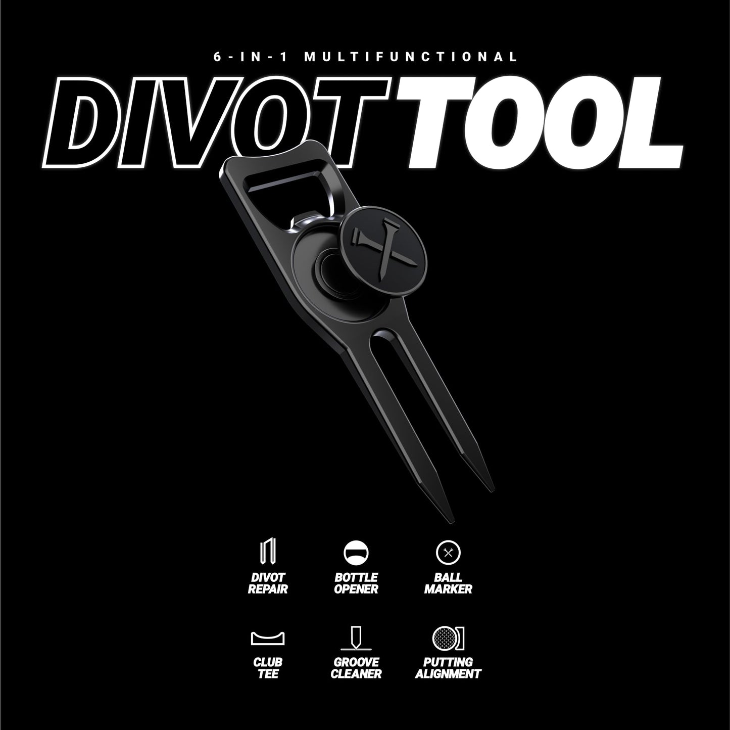 A highlight image of the Blue Tees Golf Divot Tool
