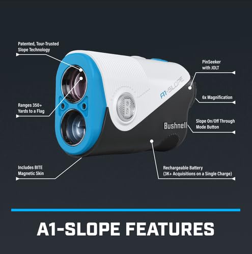 An image depicting the features of the Bushnnell A1-Slope Golf Rangefinder