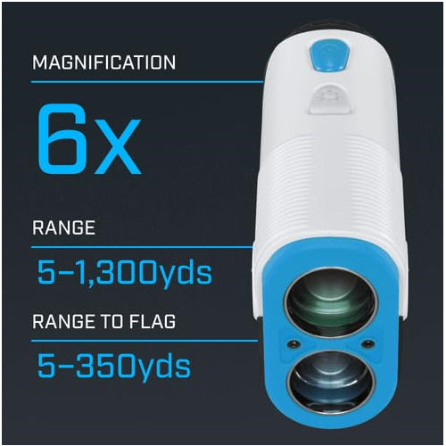 an image depicting the magnification of the Bushnell A1-Slope Golf Rangefinder