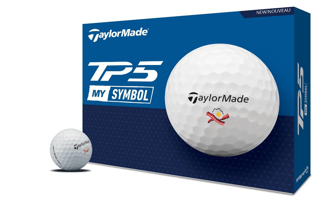 A box description of the TaylorMade TP5 Golf Balls