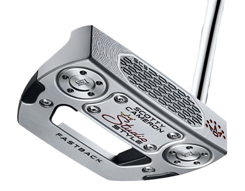 Hero image of a Scotty Cameron Studio Style Fastback Putter on a white background