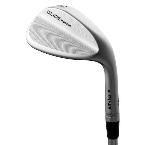 A hero image of a PING Glide Forged Wedge on a white background.