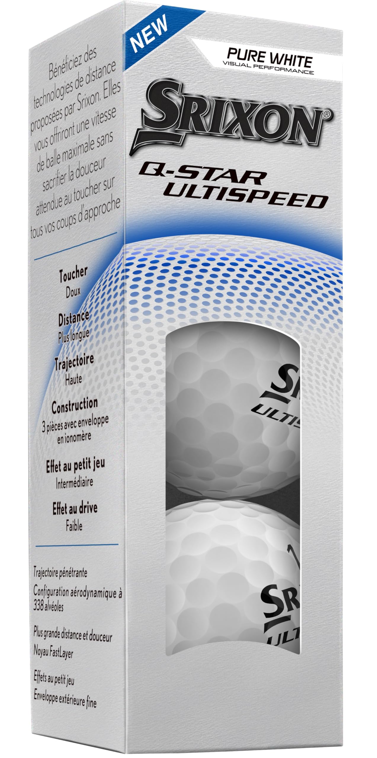 Srixon Q-Star Ultispeed Balls, White