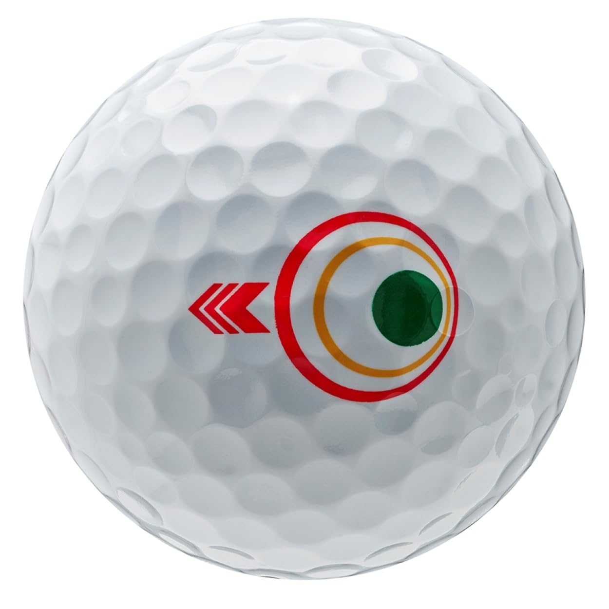 A hero image of the Bridgestone Mindset Golf Alignment Aid on a white background