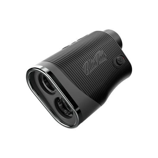 A hero image of a black Blur Tees Rangefinder on a white background