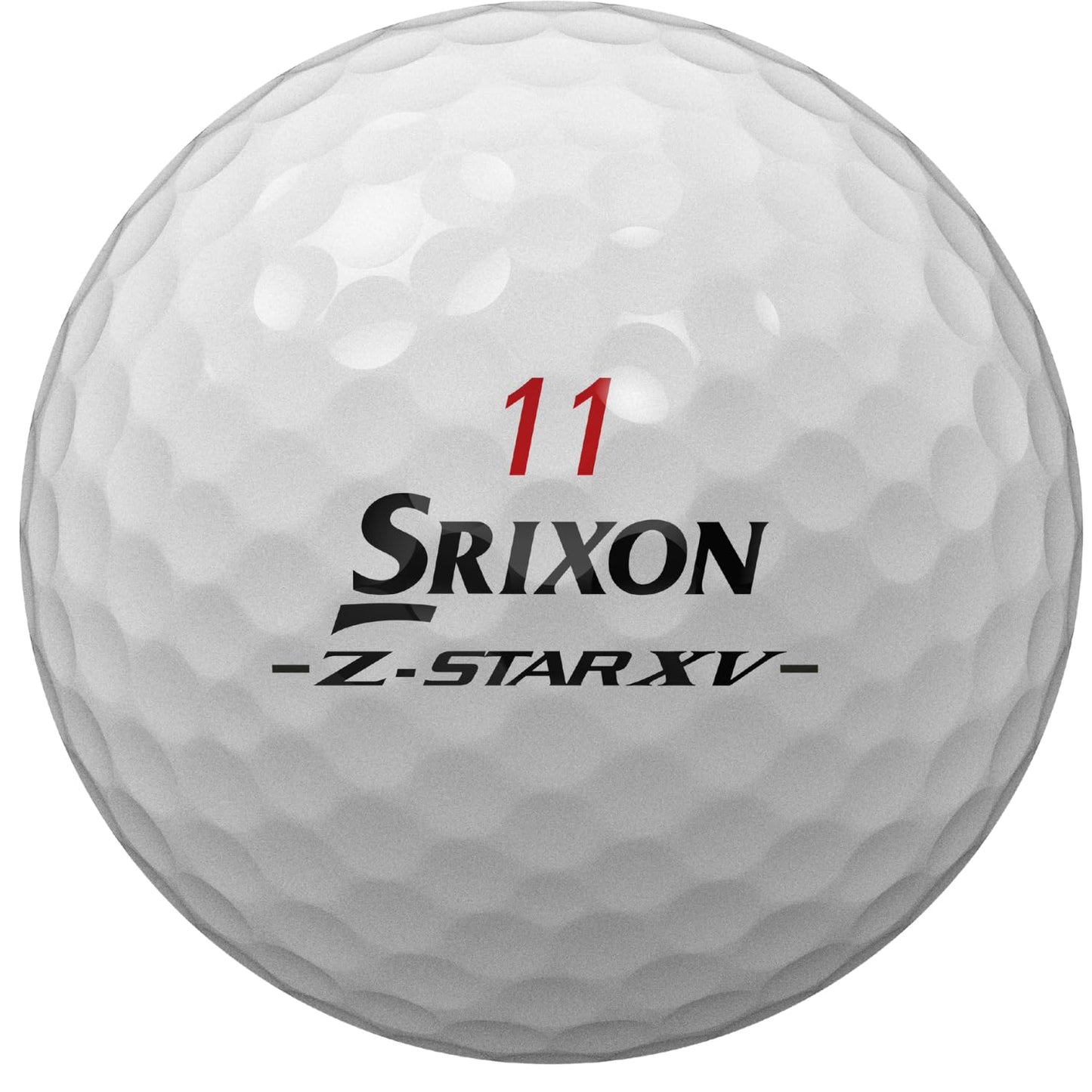 Close-up image of a Srixon Z Star XV golf ball