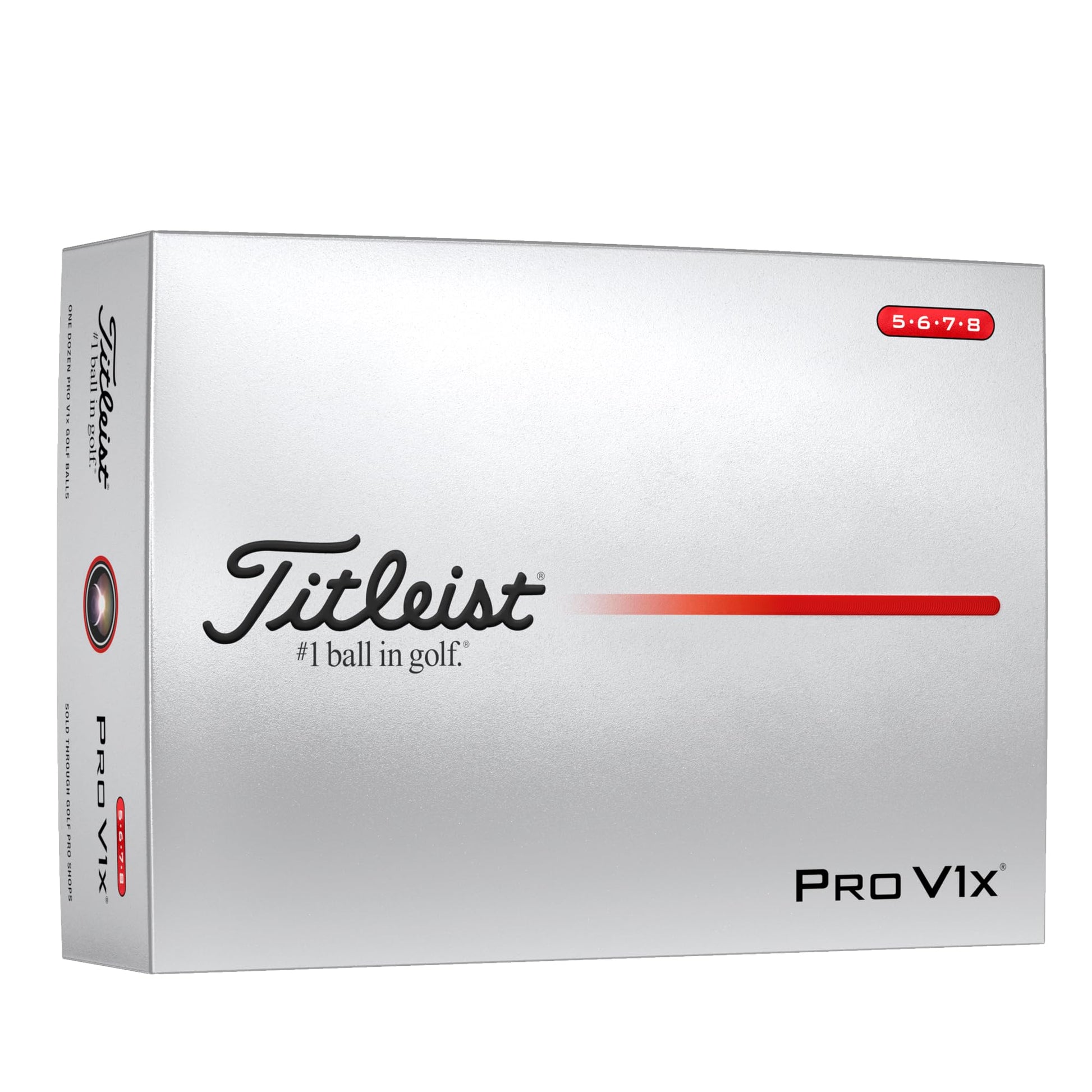 Product image of Titleist Pro V1x Number golf balls