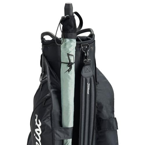 Image of umbrella holder on Titleist cart golf bag