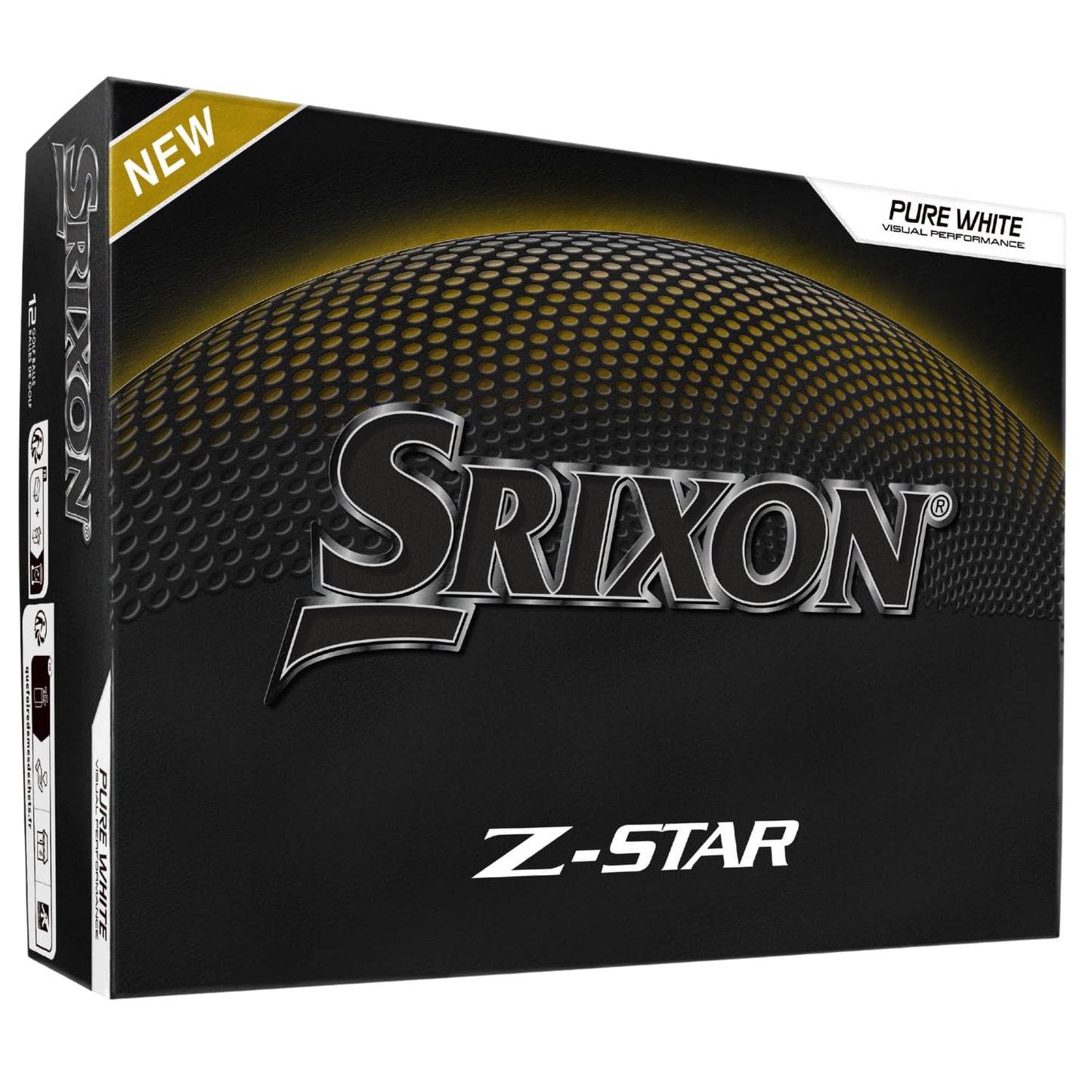 Srixon Z-Star Balls, Z-Star 9, White