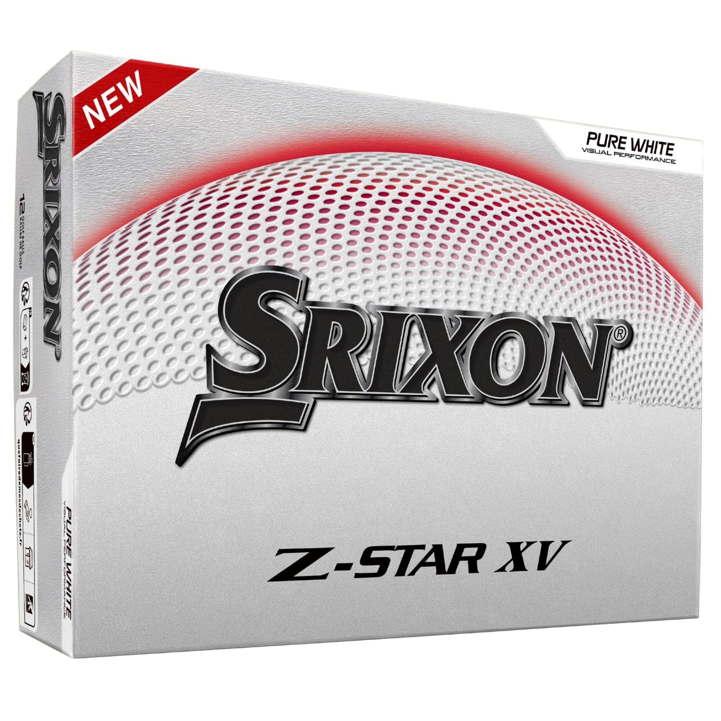Srixon Z-Star XV Balls, Z-Star XV 9, White