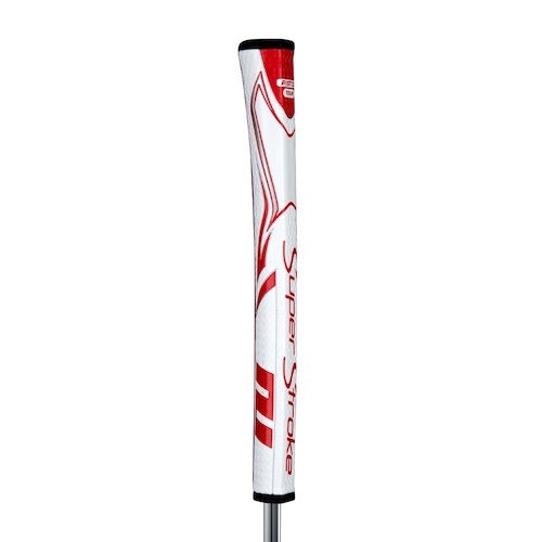 An image of SuperStroke Zenergy Pistol Tour - White / Red on a white background
