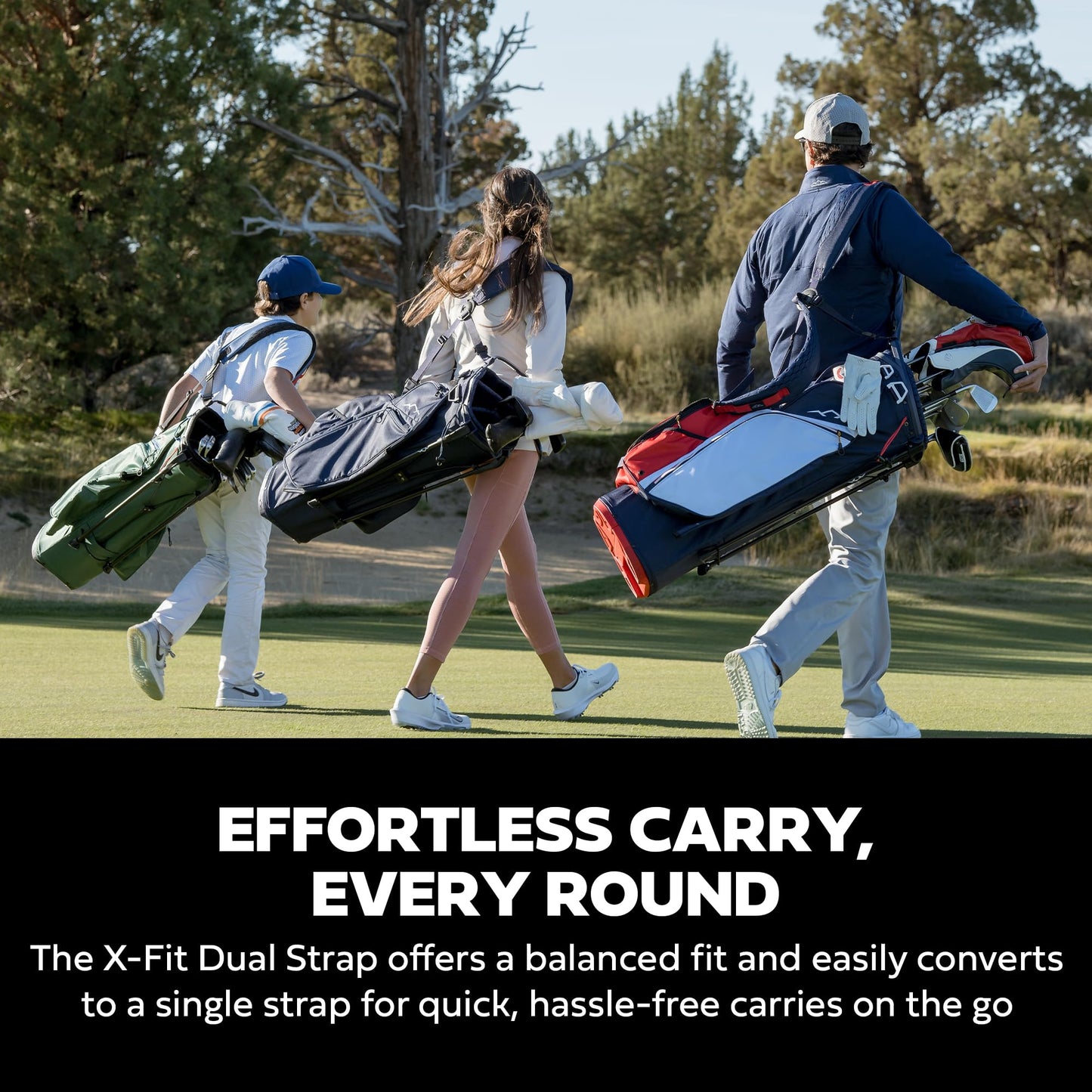 Ad image of Sun Mountain golf product features