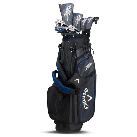 Callaway golf bag with clubs on a white background
