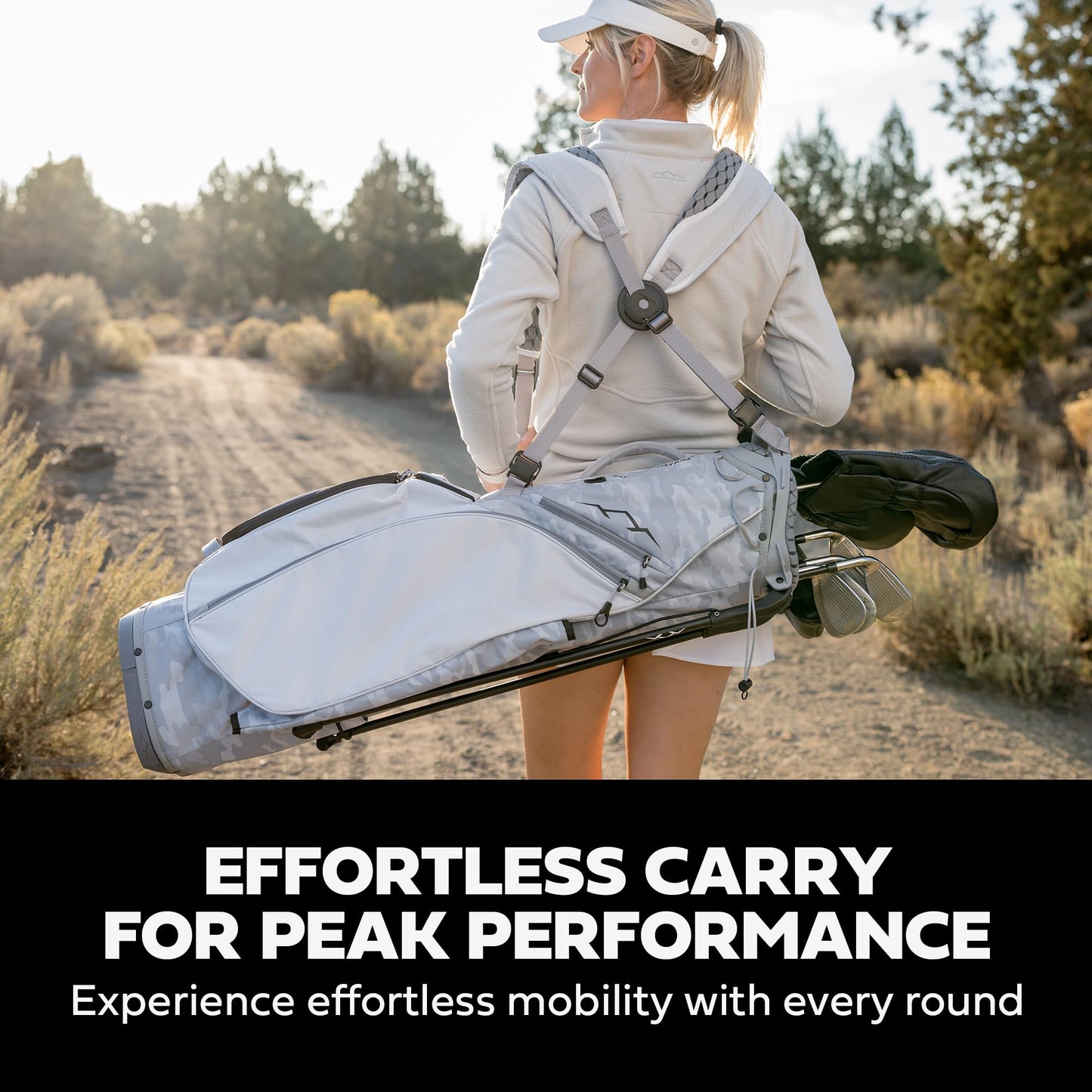 Ad image of Sun Mountain golf product features