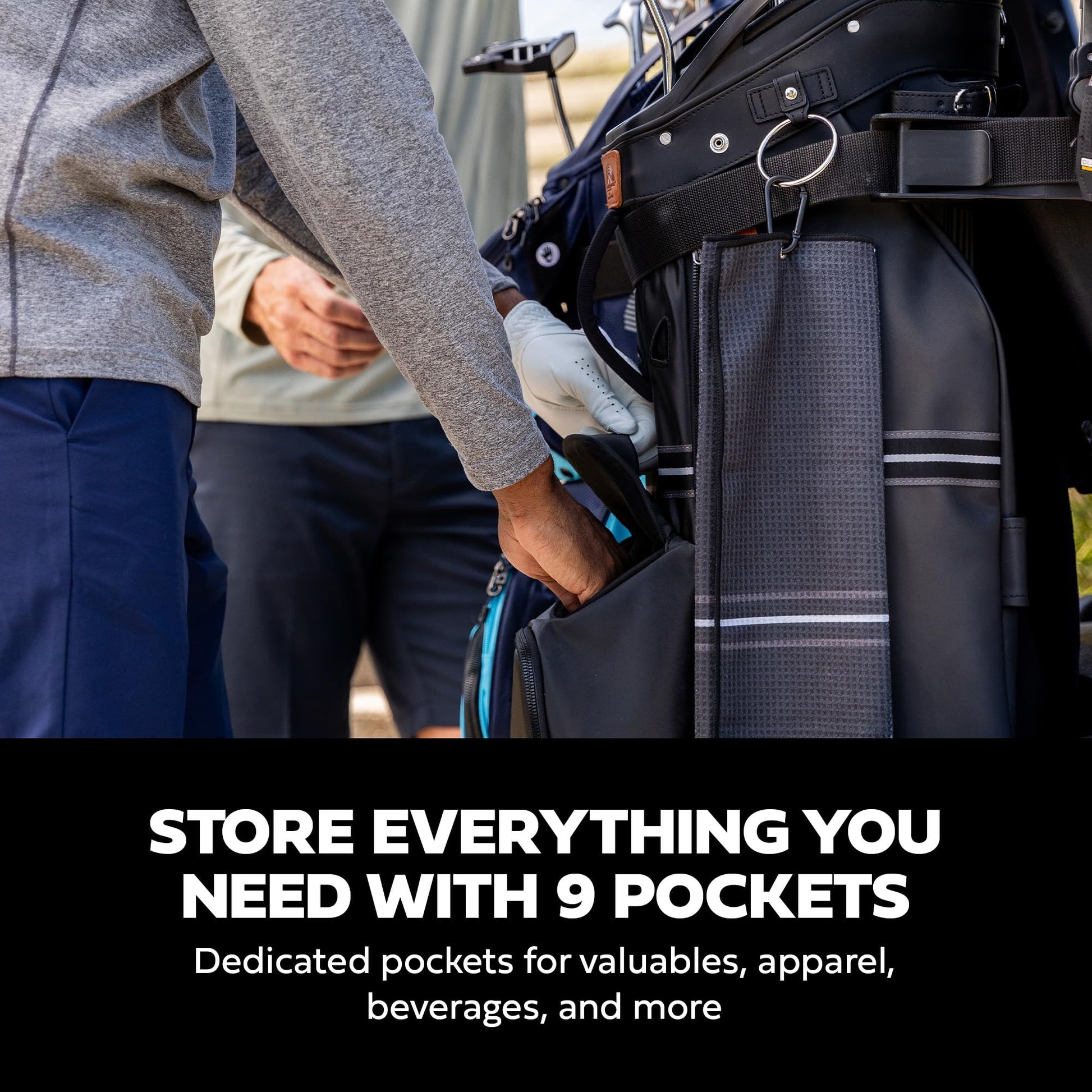 Ad image of Sun Mountain golf product features