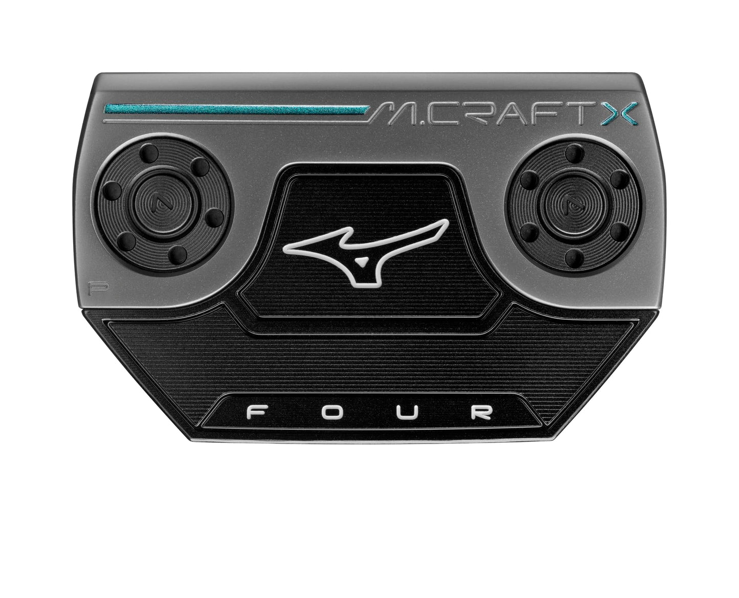 Product image of Mizuno golf putter on a white background